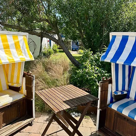 公寓 Duenennest Sylt - Privatgarten Mit Leuchtturmblick Im Herzen Von Hörnum